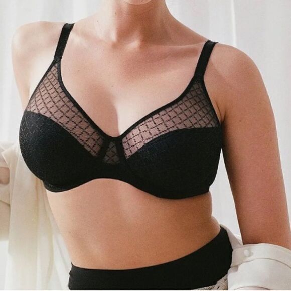 Chantelle Women's Norah Chic Underwire Bra Sz- 34C - Picture 1 of 10